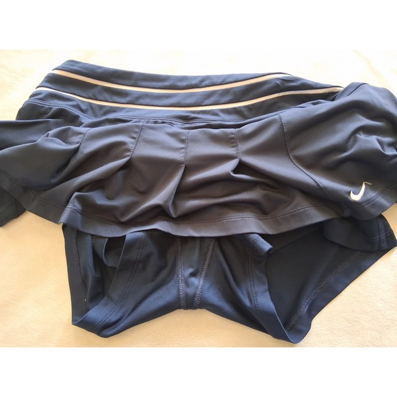 Nike Dri Fit Smash Classic Pleated‎ Tennis Skirt 425938–451 Womens LARGE Blue - Picture 7 of 11